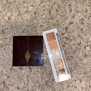 Charlotte Tilbury Exaggereyes and Natasha Denona mini nude eyeshadow palette